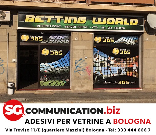 Vetrofanie Negozi a BOLOGNA e provincia ⋆ SG Communication